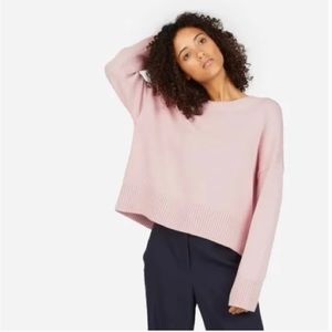 Everlane Organic Cotton Crew Sweater in pink - XXS